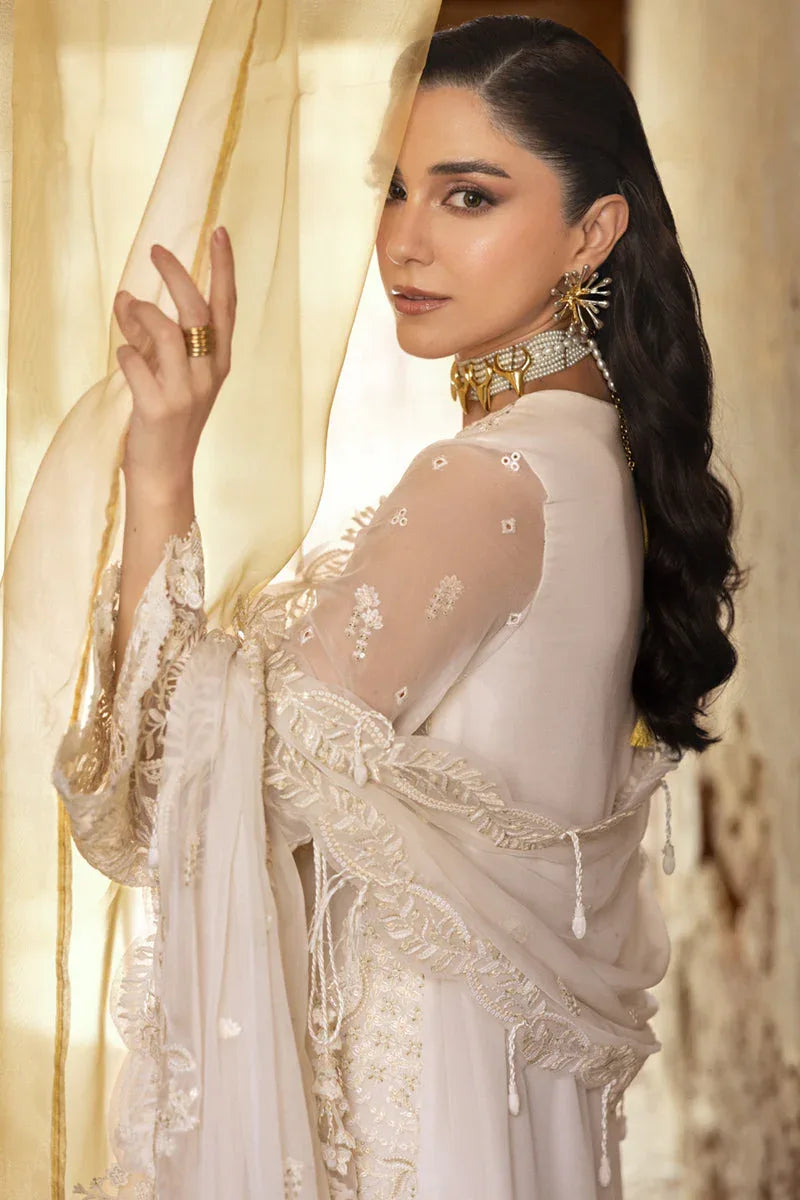 Qalamkar | Chiffon Edit | WC-03 ROISE - Rang-e-Khaas