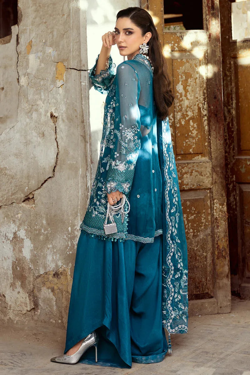 Qalamkar | Chiffon Edit | WC-04 NESSA - Rang-e-Khaas