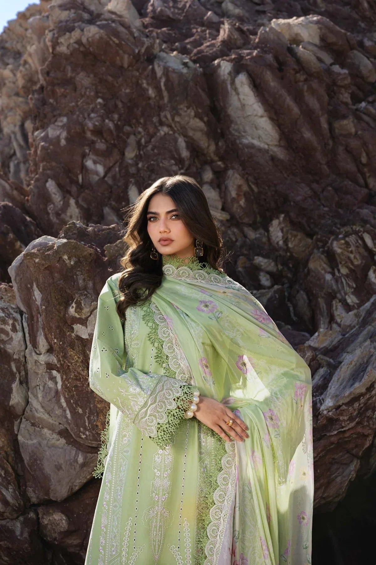 Akbar Aslam | Mare Lawn Edit 25 | Faye - Rang-e-Khaas
