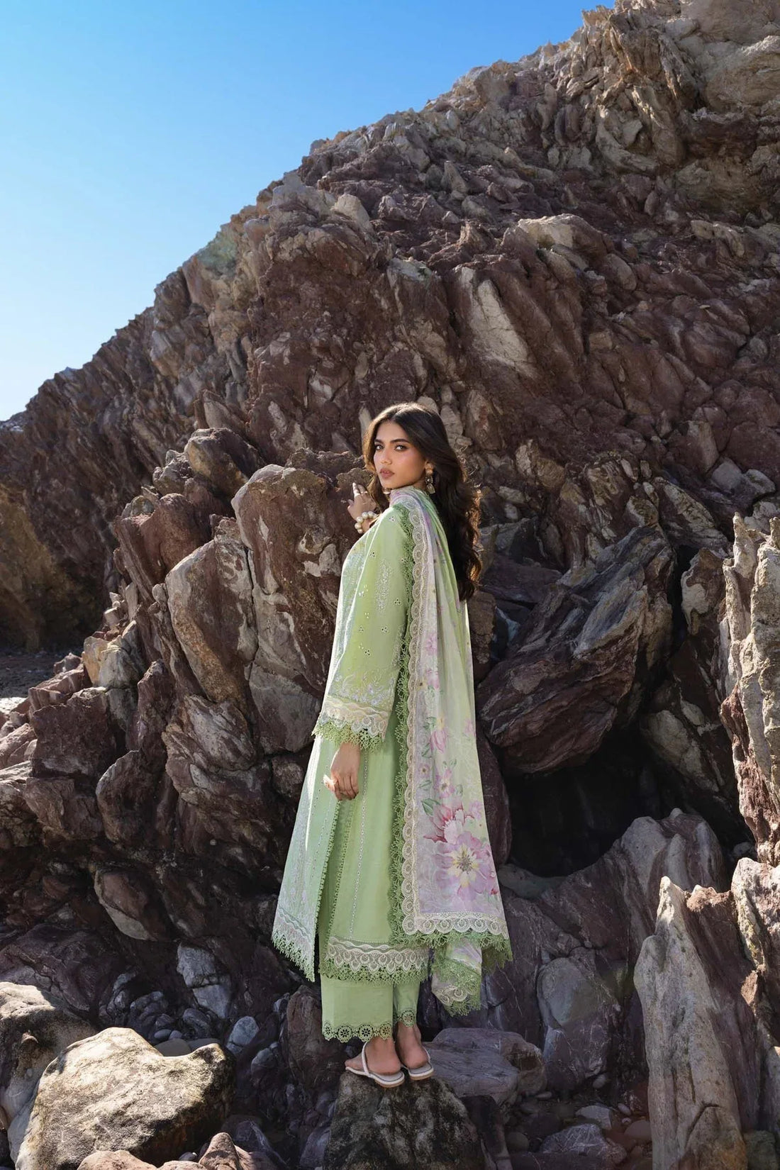 Akbar Aslam | Mare Lawn Edit 25 | Faye - Rang-e-Khaas