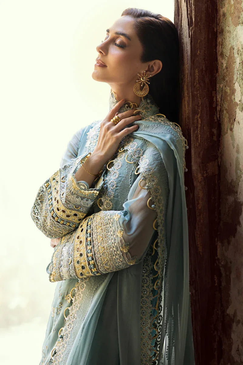 Qalamkar | Chiffon Edit | WC-08 VEVIN - Rang-e-Khaas