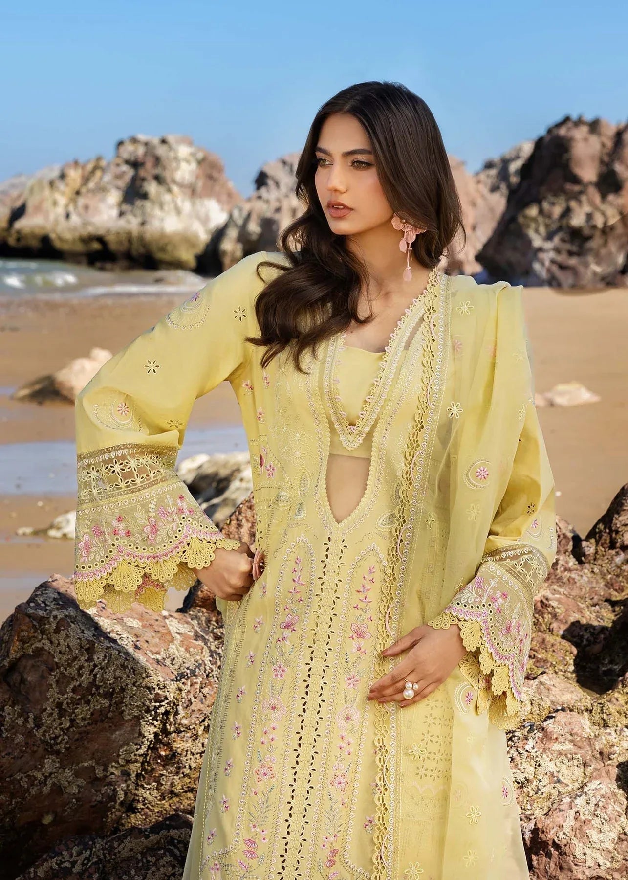 Akbar Aslam | Mare Lawn Edit 25 | Solara - Rang-e-Khaas