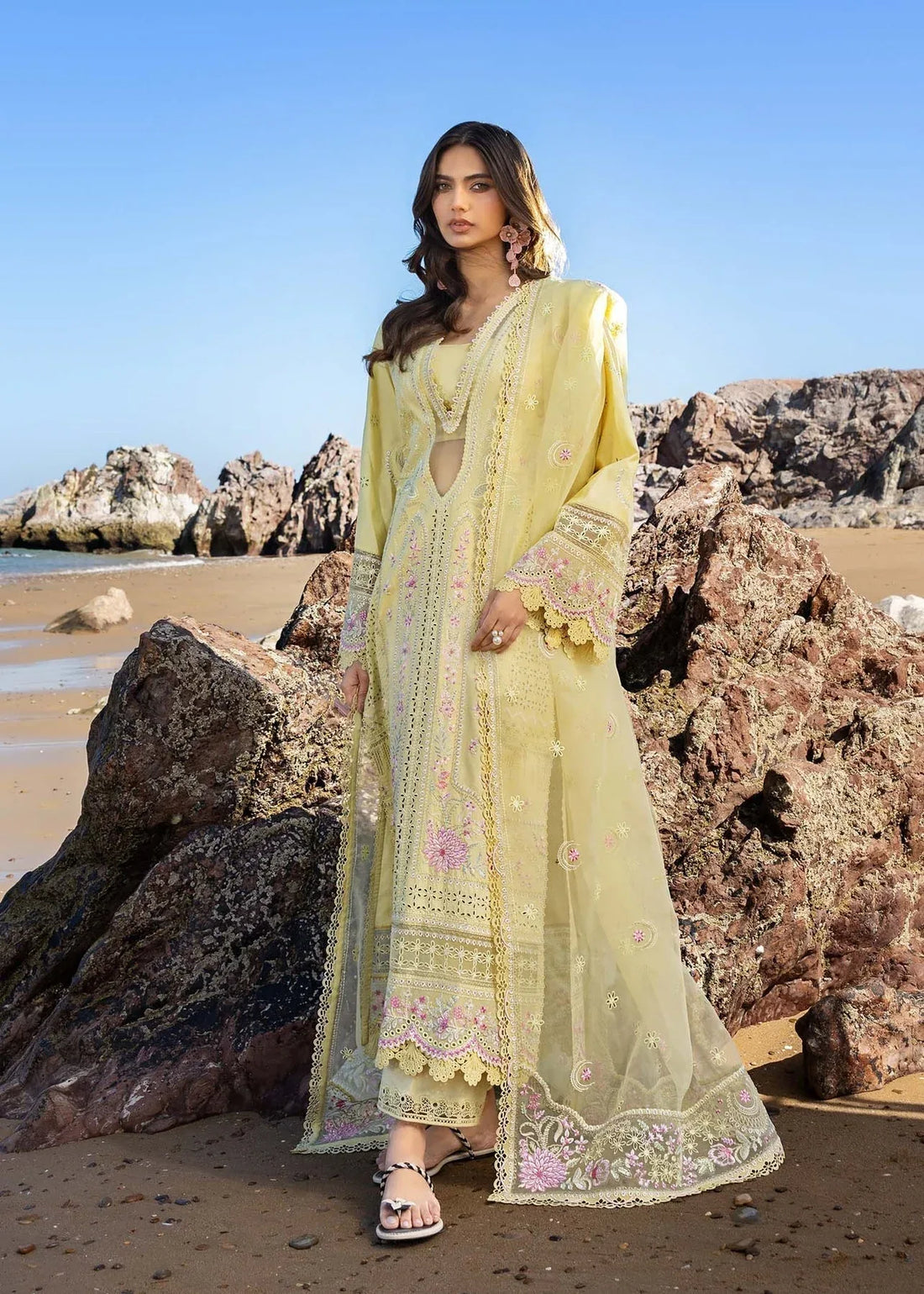 Akbar Aslam | Mare Lawn Edit 25 | Solara - Rang-e-Khaas