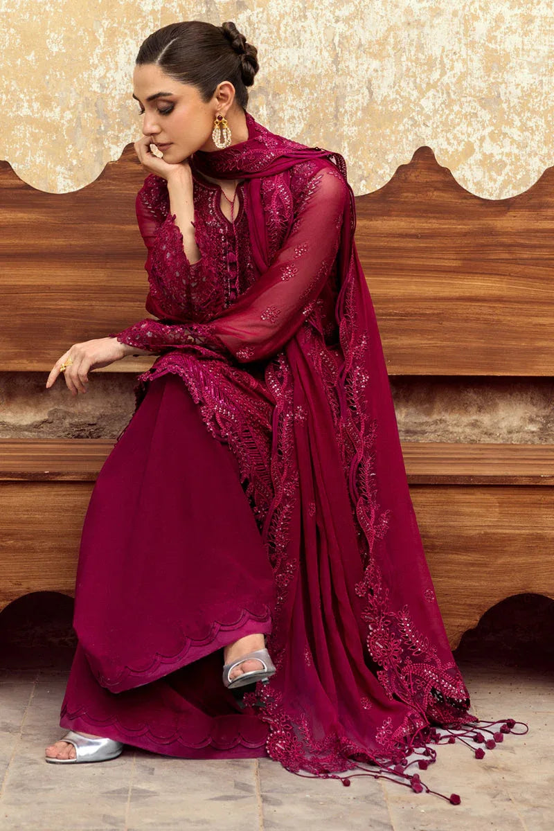 Qalamkar | Chiffon Edit | WC-02 SIOFE - Rang-e-Khaas
