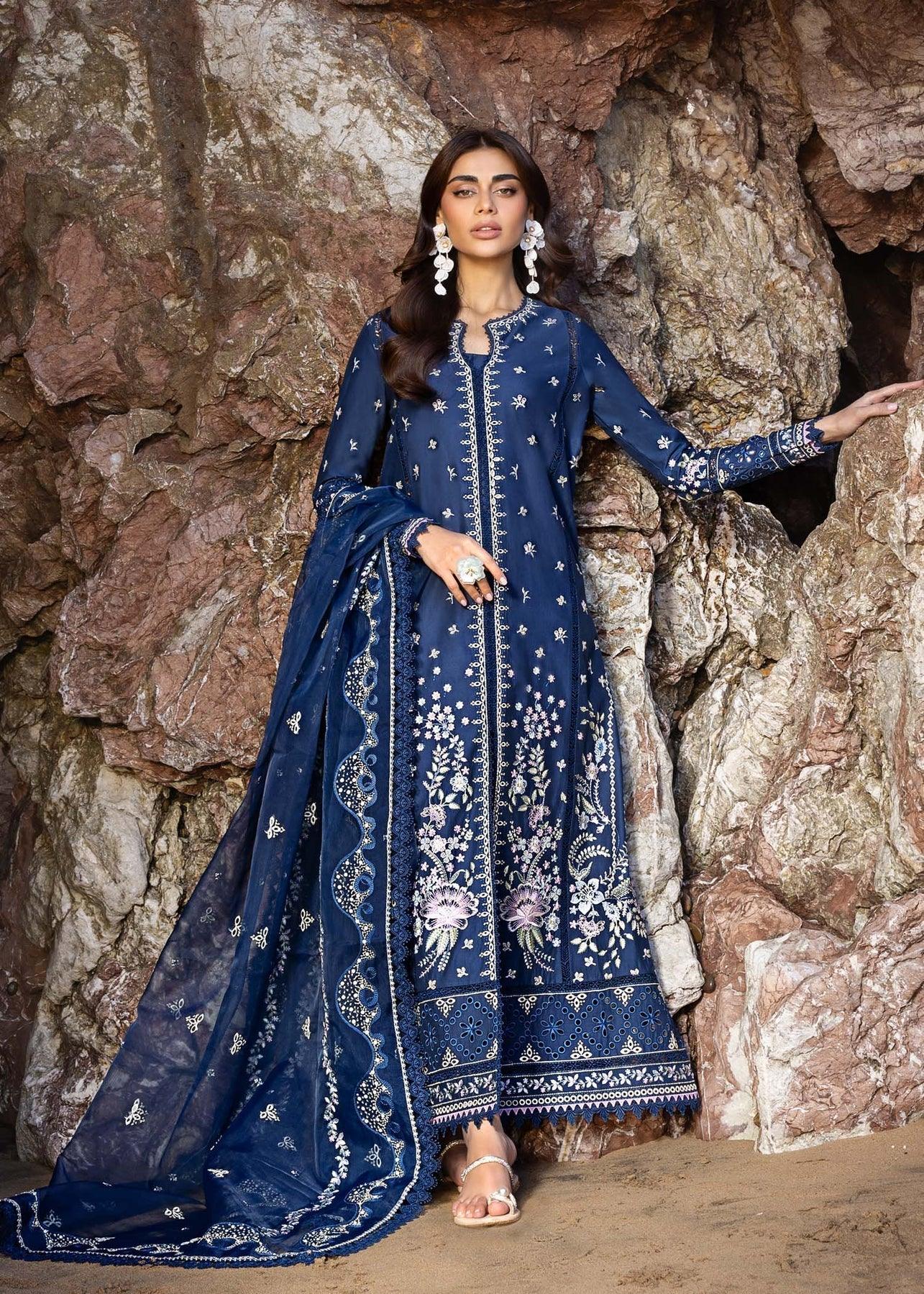 Akbar Aslam | Mare Lawn Edit 25 | Eilara - Rang-e-Khaas
