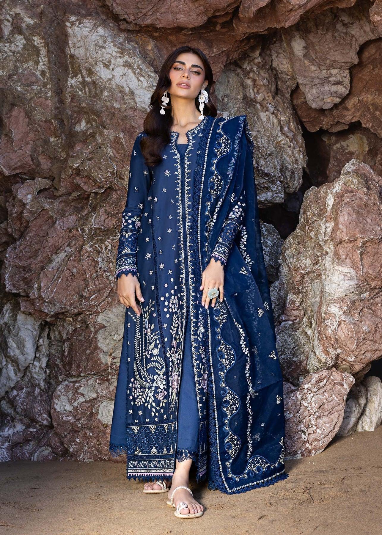Akbar Aslam | Mare Lawn Edit 25 | Eilara - Rang-e-Khaas