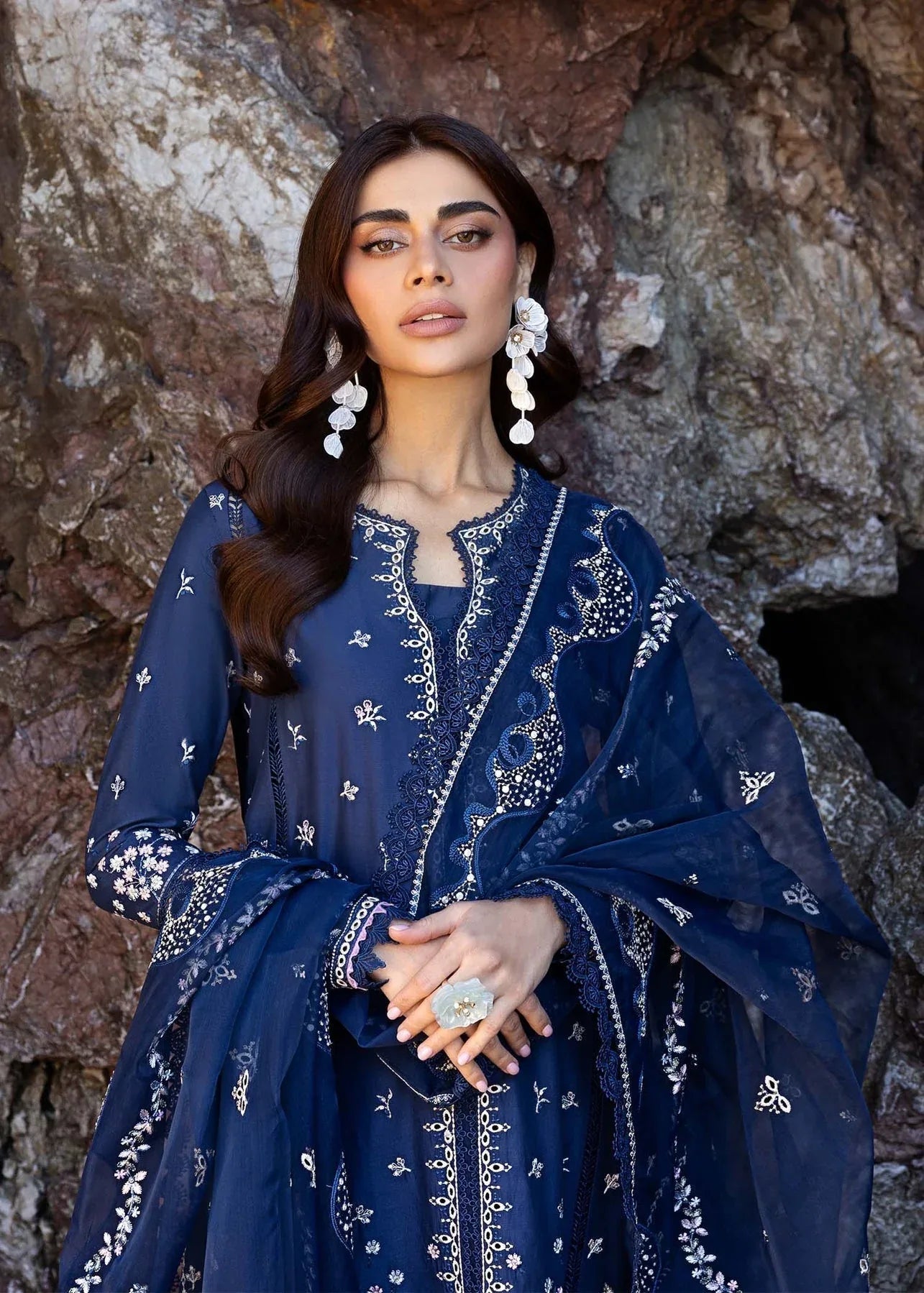 Akbar Aslam | Mare Lawn Edit 25 | Eilara - Rang-e-Khaas