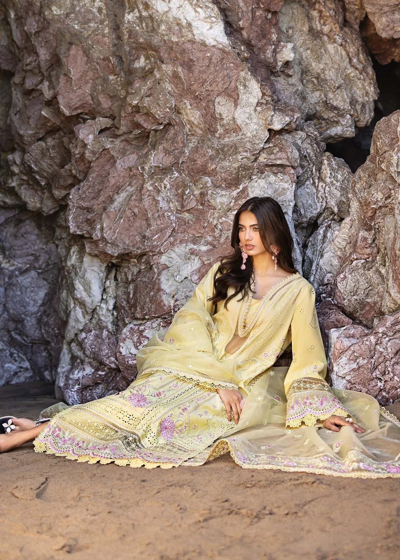Akbar Aslam | Mare Lawn Edit 25 | Solara - Rang-e-Khaas