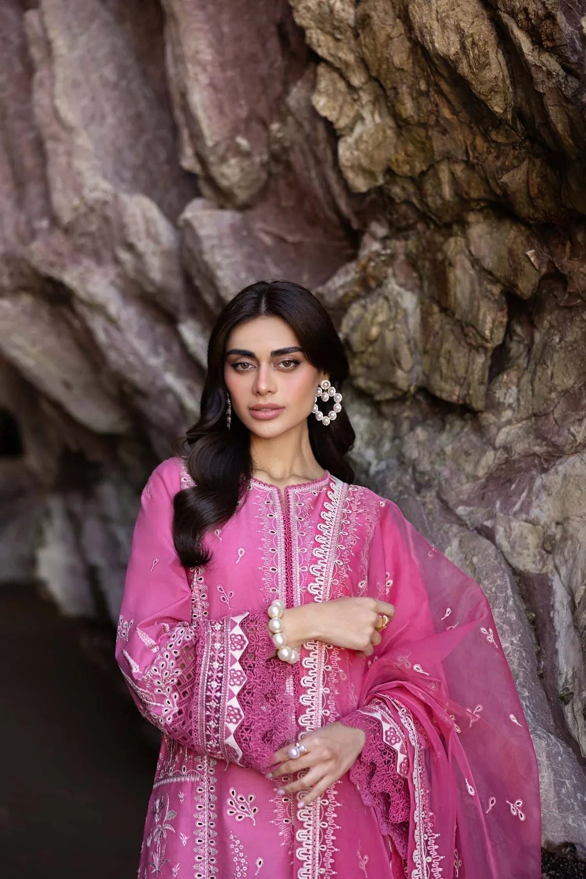 Akbar Aslam | Mare Lawn Edit 25 | Mireia - Rang-e-Khaas