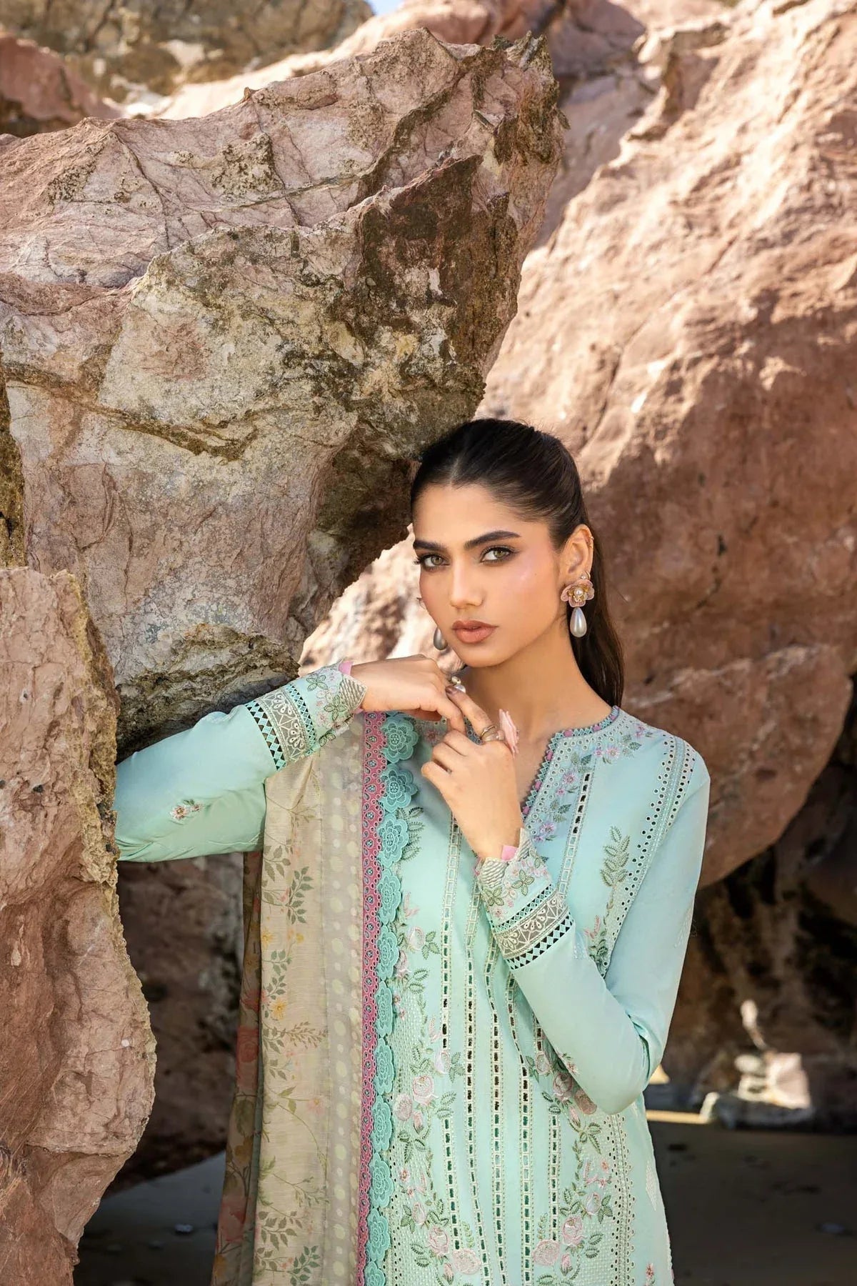 Akbar Aslam | Mare Lawn Edit 25 | Rivora - Rang-e-Khaas