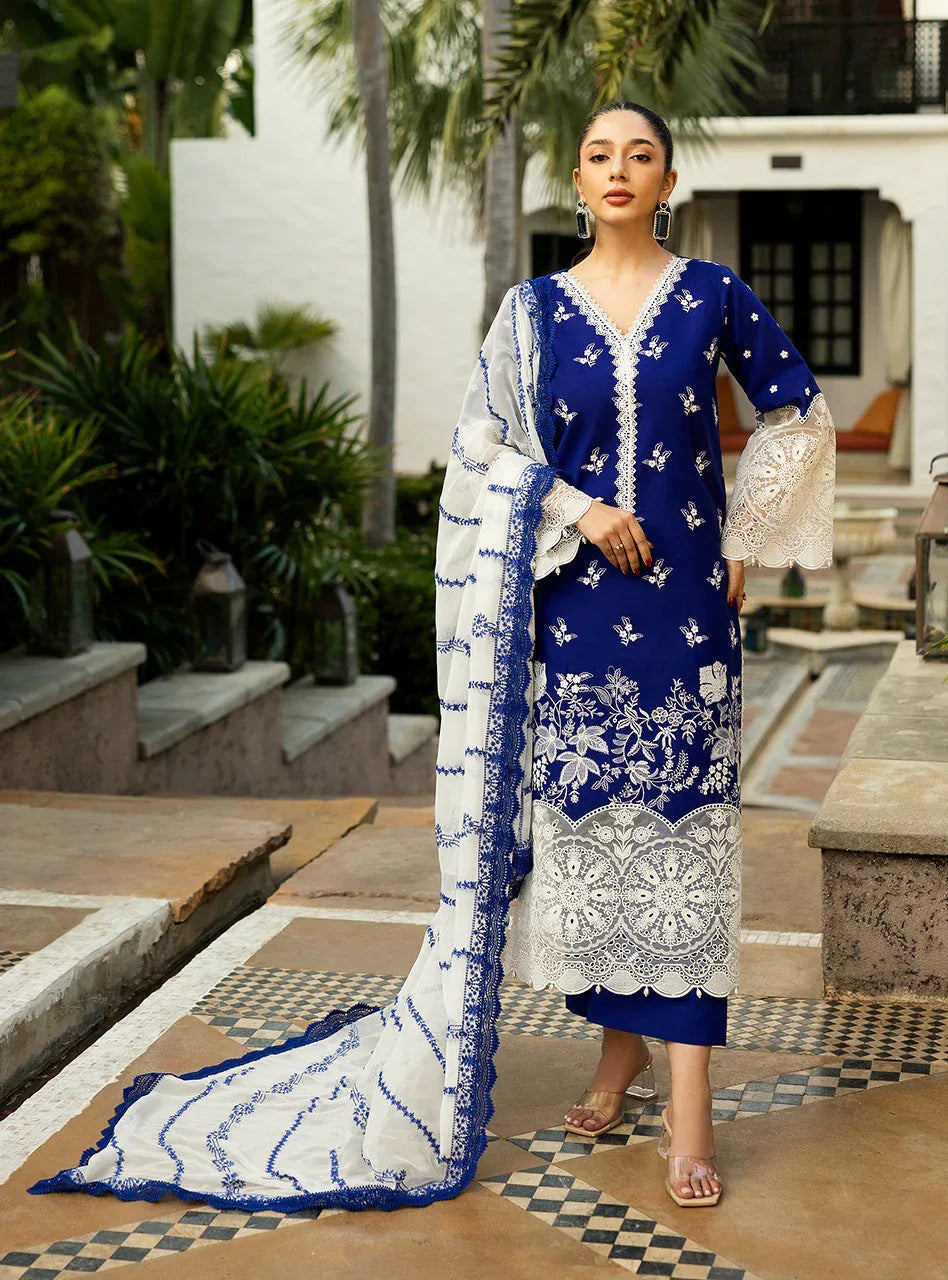 Zainab Chottani | Chikankari 25 | Sia - 11B - Rang-e-Khaas