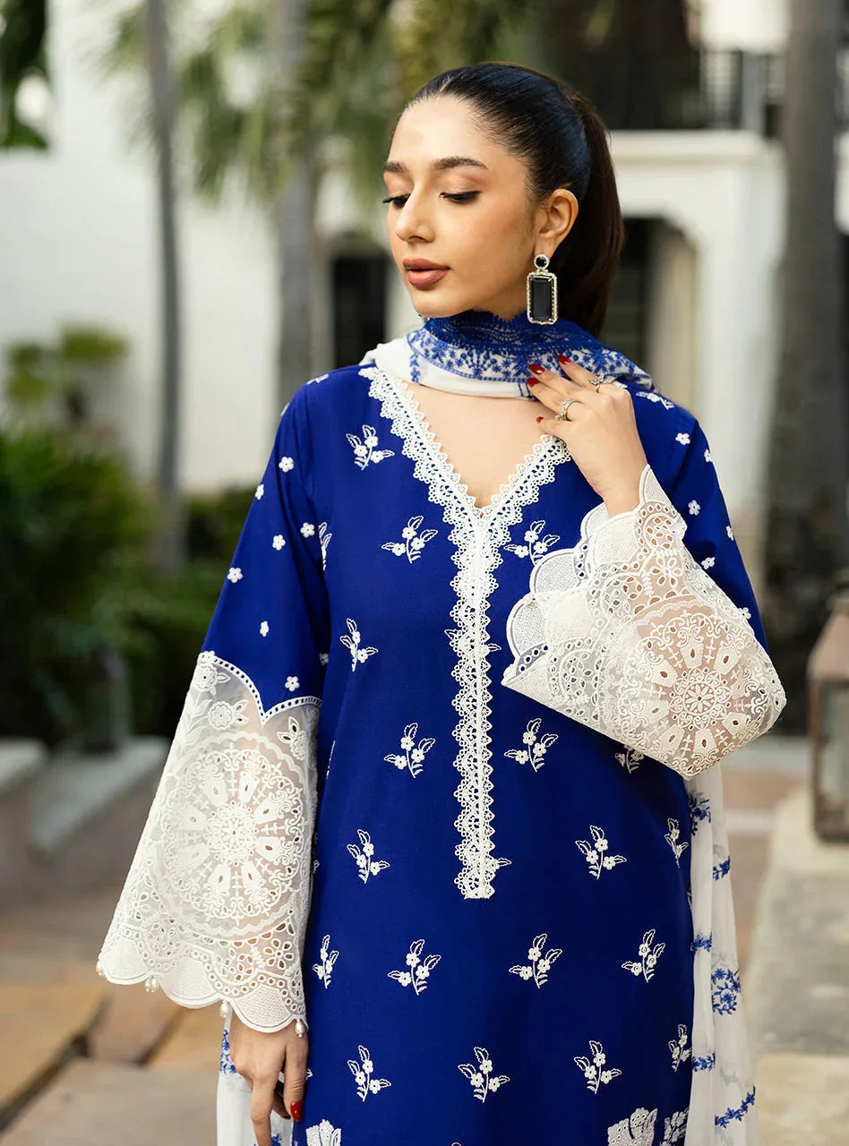 Zainab Chottani | Chikankari 25 | Sia - 11B - Rang-e-Khaas