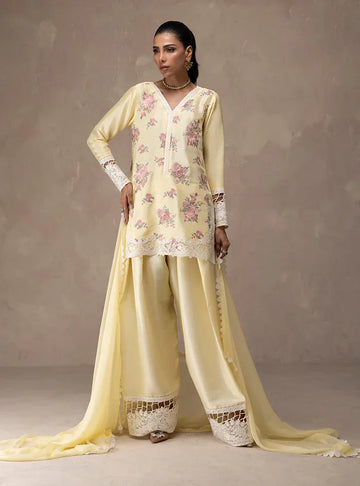 Zainab Chottani | Eid Edit 26 | Butter Yellow Bloom