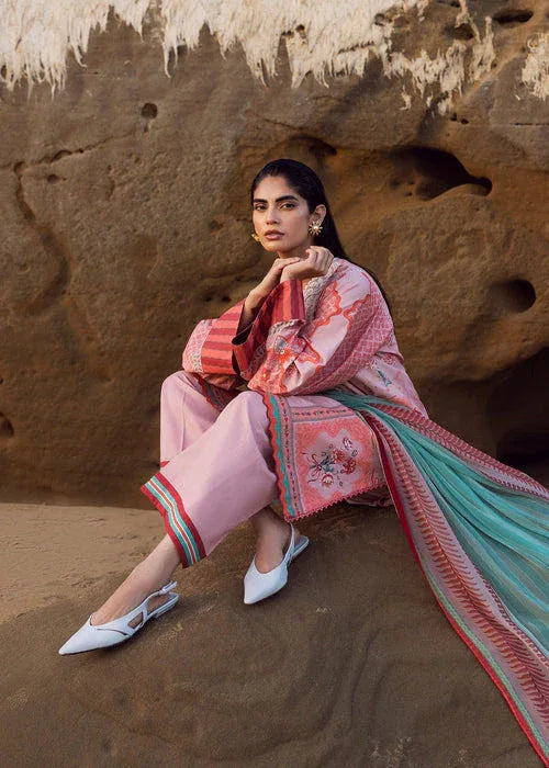 Sadaf Fawad Khan | Siraa Lawn 25 | Bows & Ribbons - Rang-e-Khaas