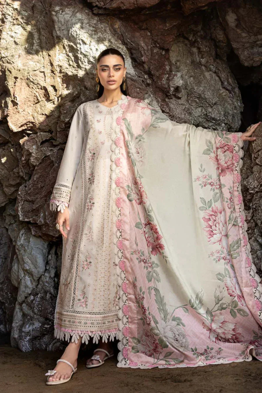 Akbar Aslam | Pret Lawn | Syelle - Rang-e-Khaas