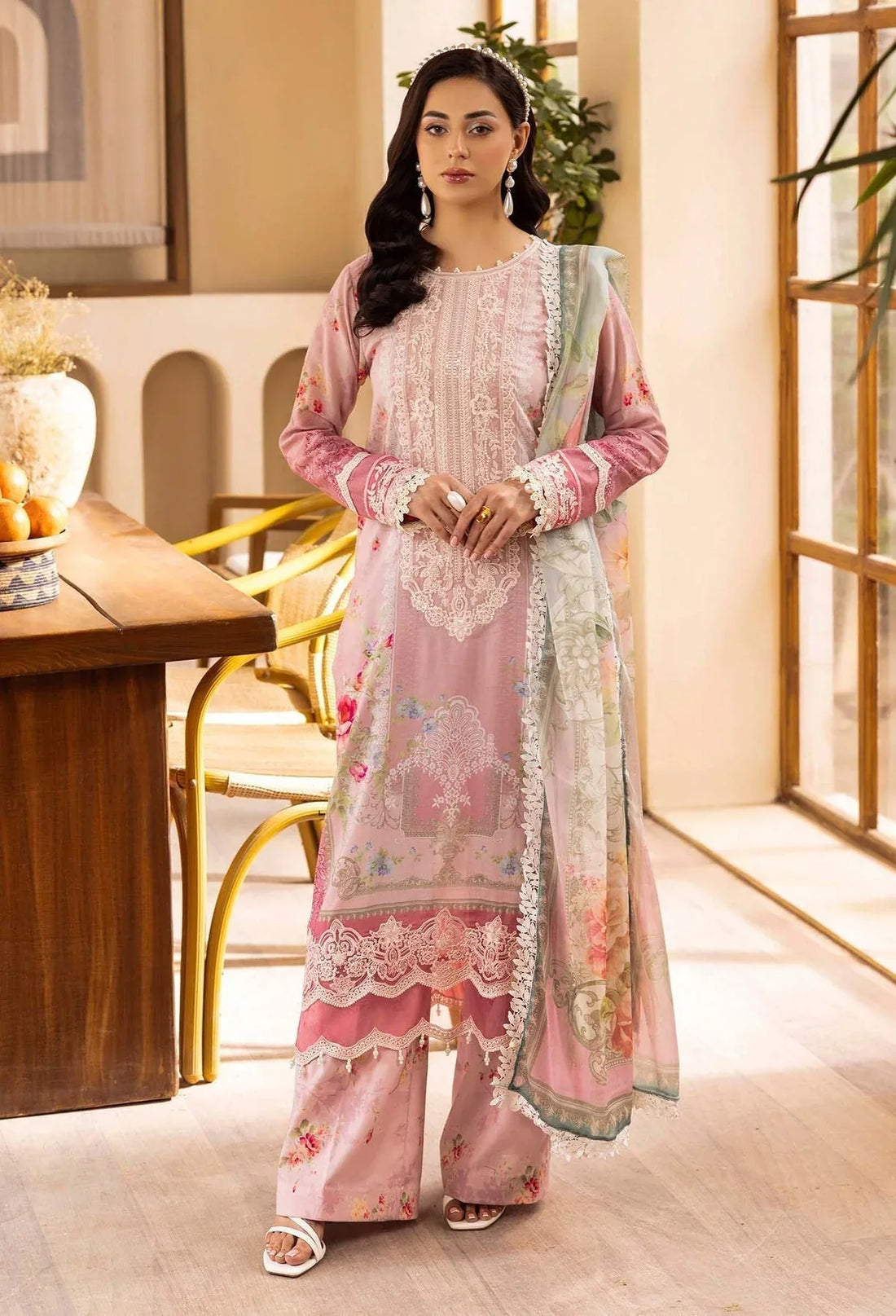 Adans Libas | Chantelle Print Lawn | CHANTELLE 99957 - Rang-e-Khaas