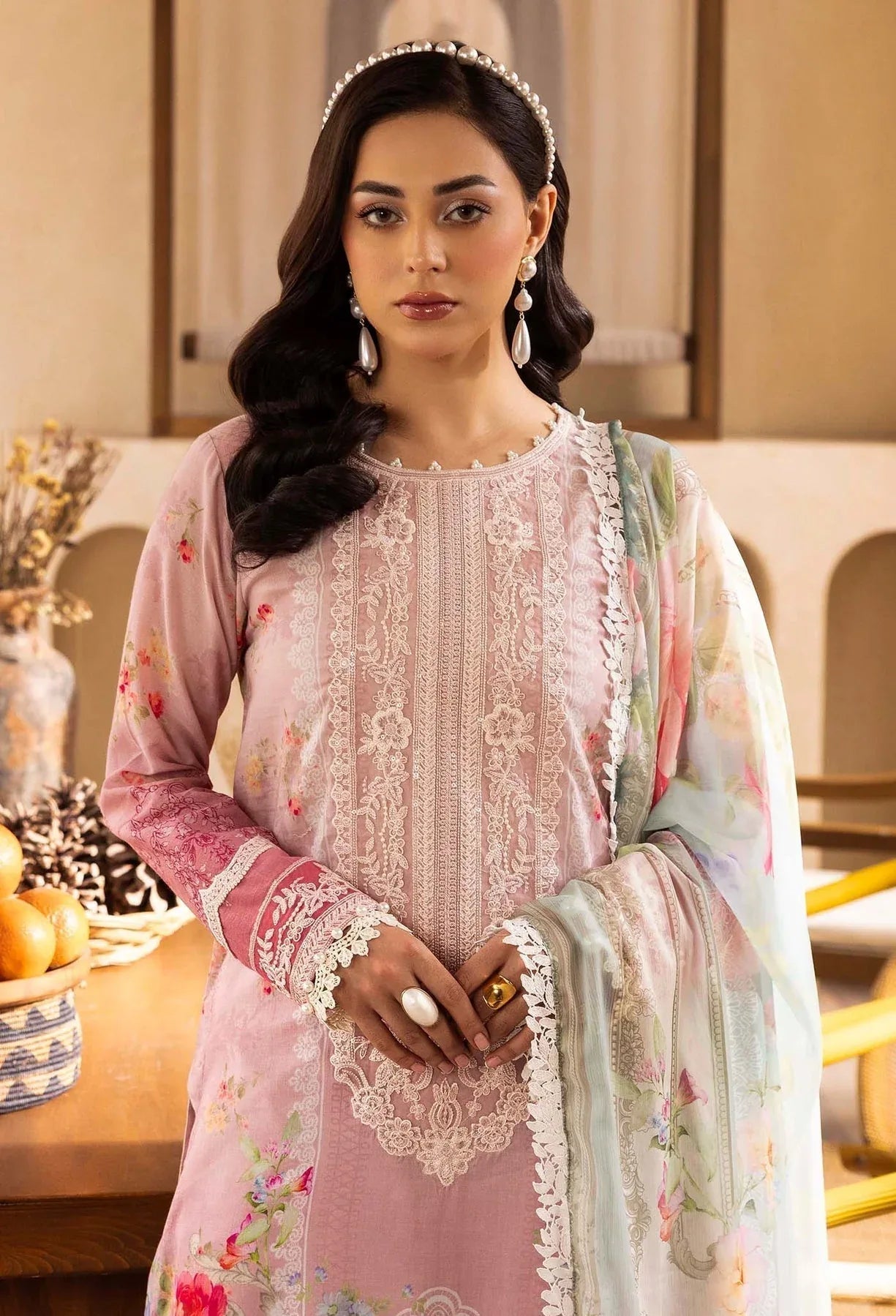 Adans Libas | Chantelle Print Lawn | CHANTELLE 99957 - Rang-e-Khaas