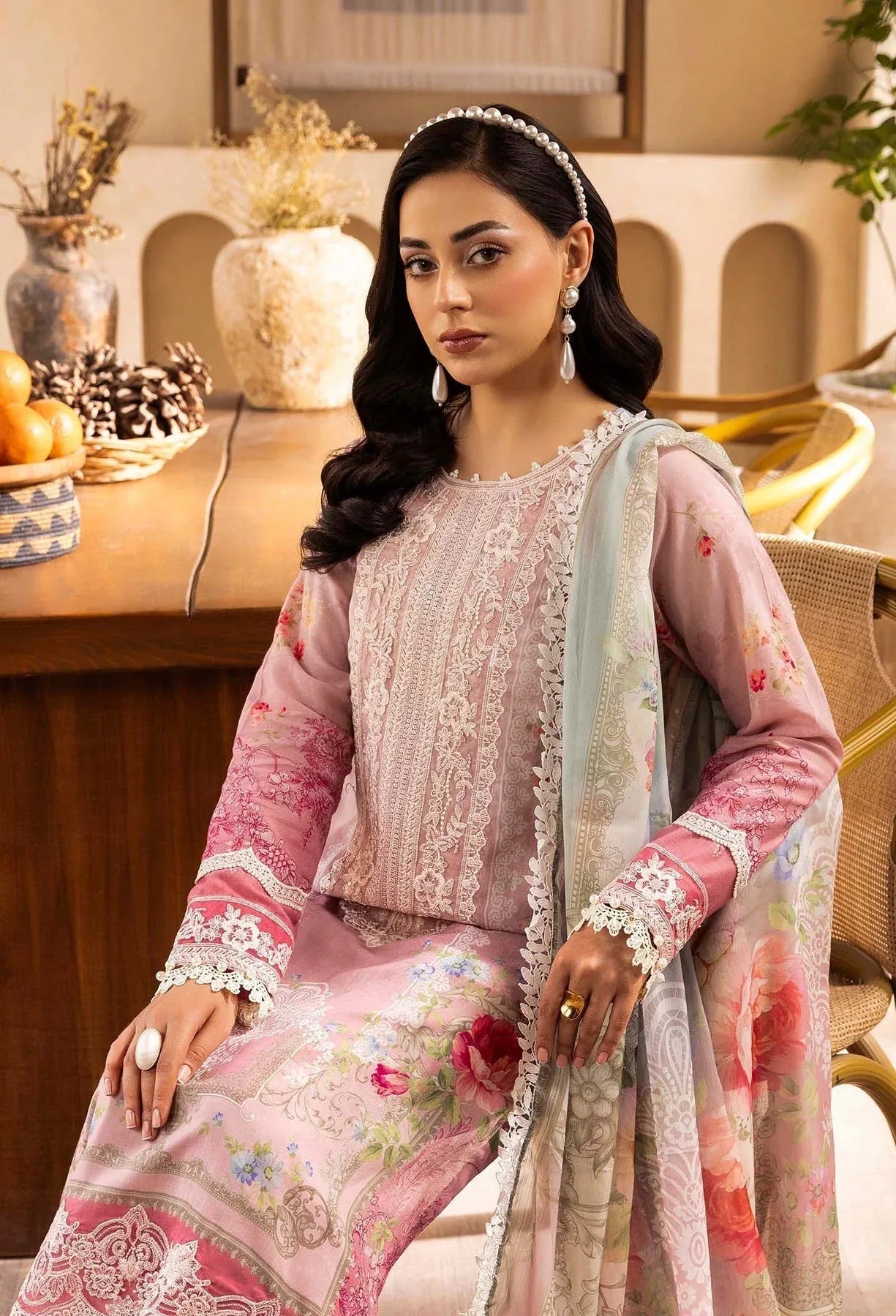 Adans Libas | Chantelle Print Lawn | CHANTELLE 99957 - Rang-e-Khaas