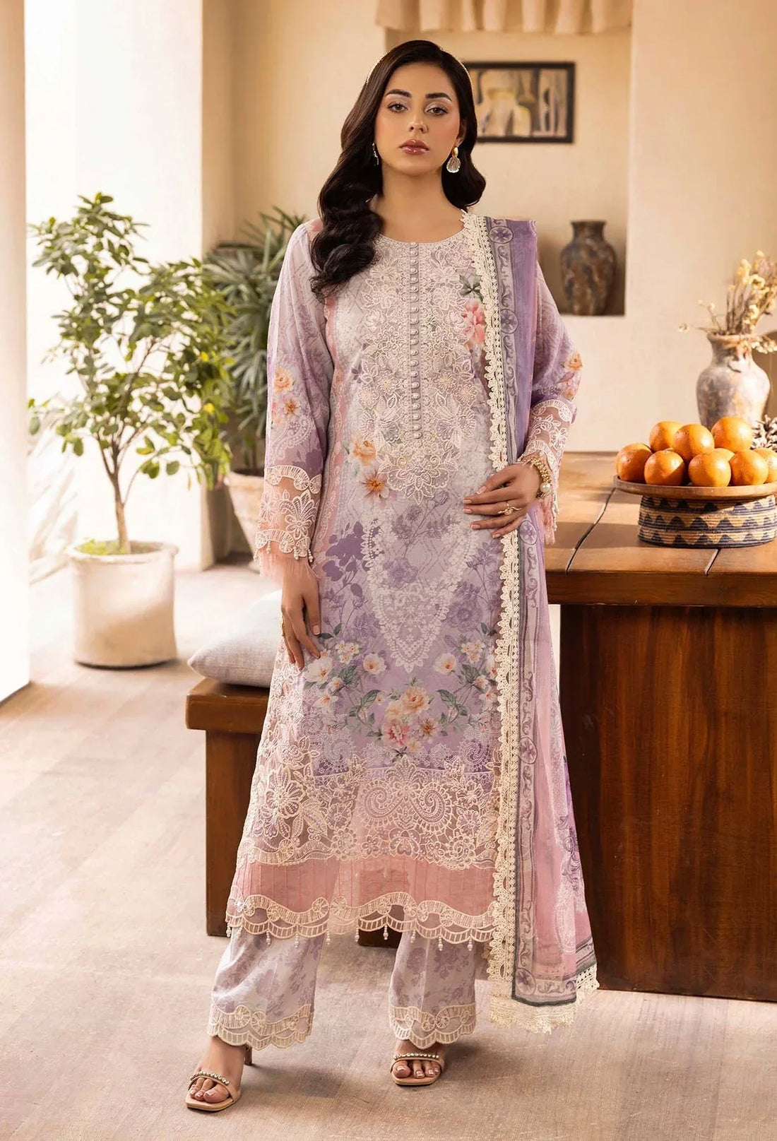 Adans Libas | Chantelle Print Lawn | CHANTELLE 99959 - Rang-e-Khaas
