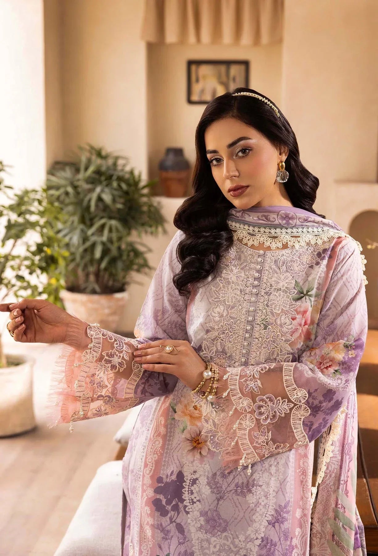 Adans Libas | Chantelle Print Lawn | CHANTELLE 99959 - Rang-e-Khaas
