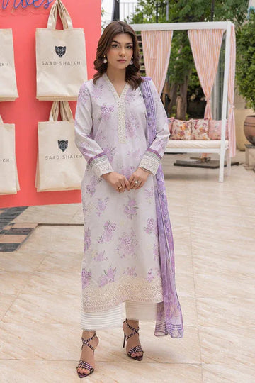 Saad Shaikh | Lawn 25 | Lilac Haze - Rang-e-Khaas