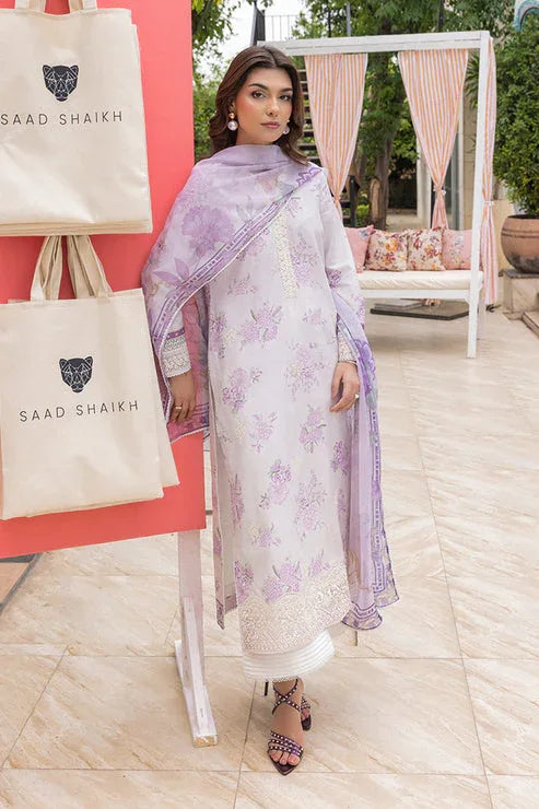 Saad Shaikh | Lawn 25 | Lilac Haze - Rang-e-Khaas