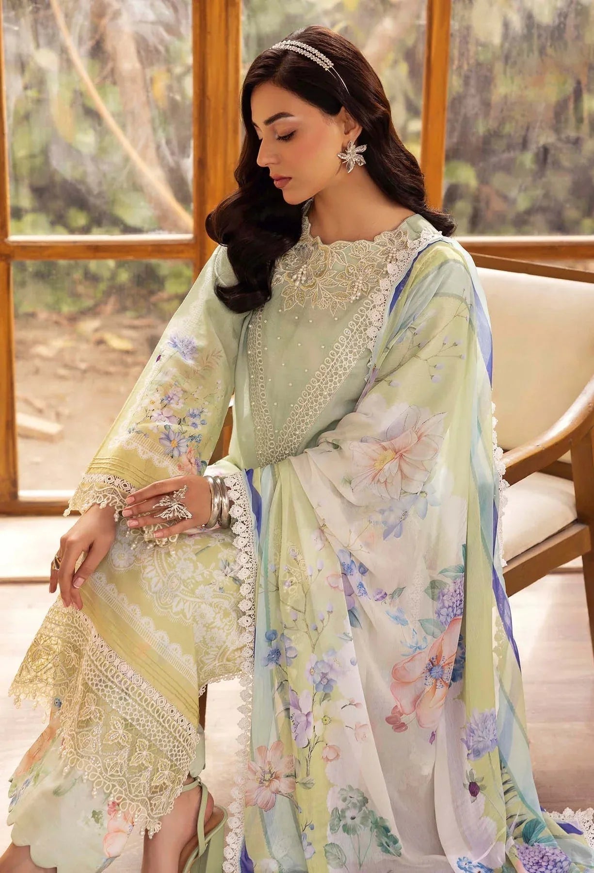 Adans Libas | Chantelle Print Lawn | CHANTELLE 99956 - Rang-e-Khaas