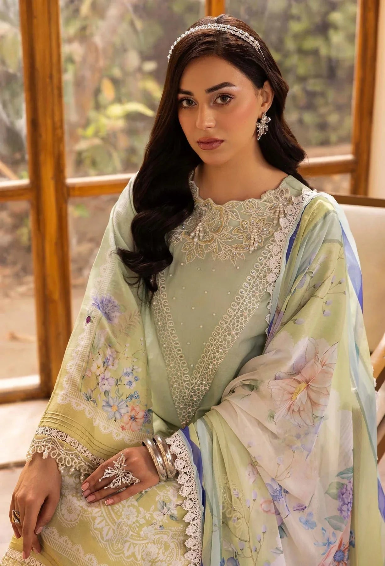 Adans Libas | Chantelle Print Lawn | CHANTELLE 99956 - Rang-e-Khaas