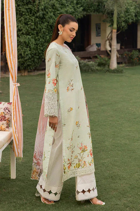 Saad Shaikh | Lawn 25 | Pista - Floral Mirage - Rang-e-Khaas