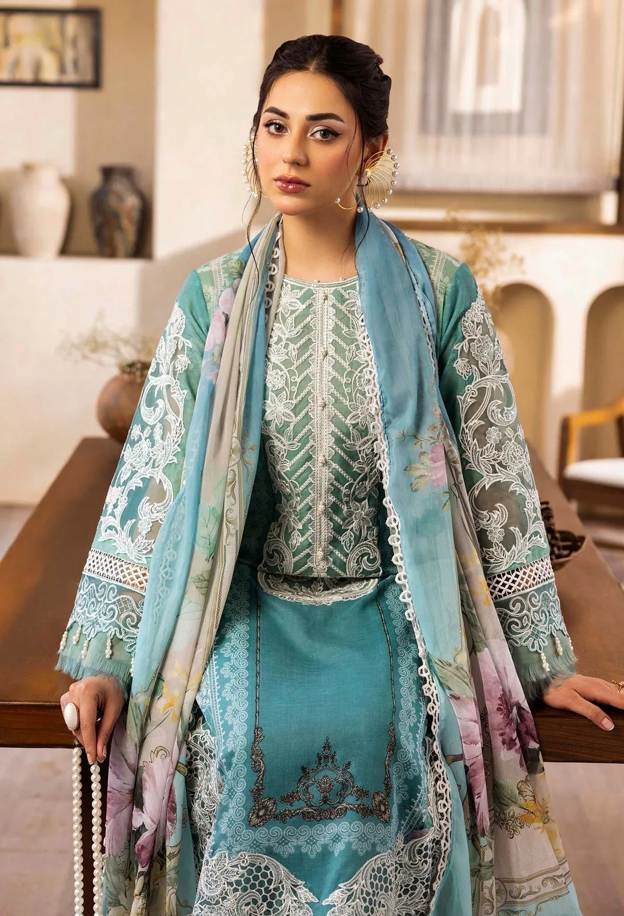Adans Libas | Chantelle Print Lawn | CHANTELLE 99954 - Rang-e-Khaas