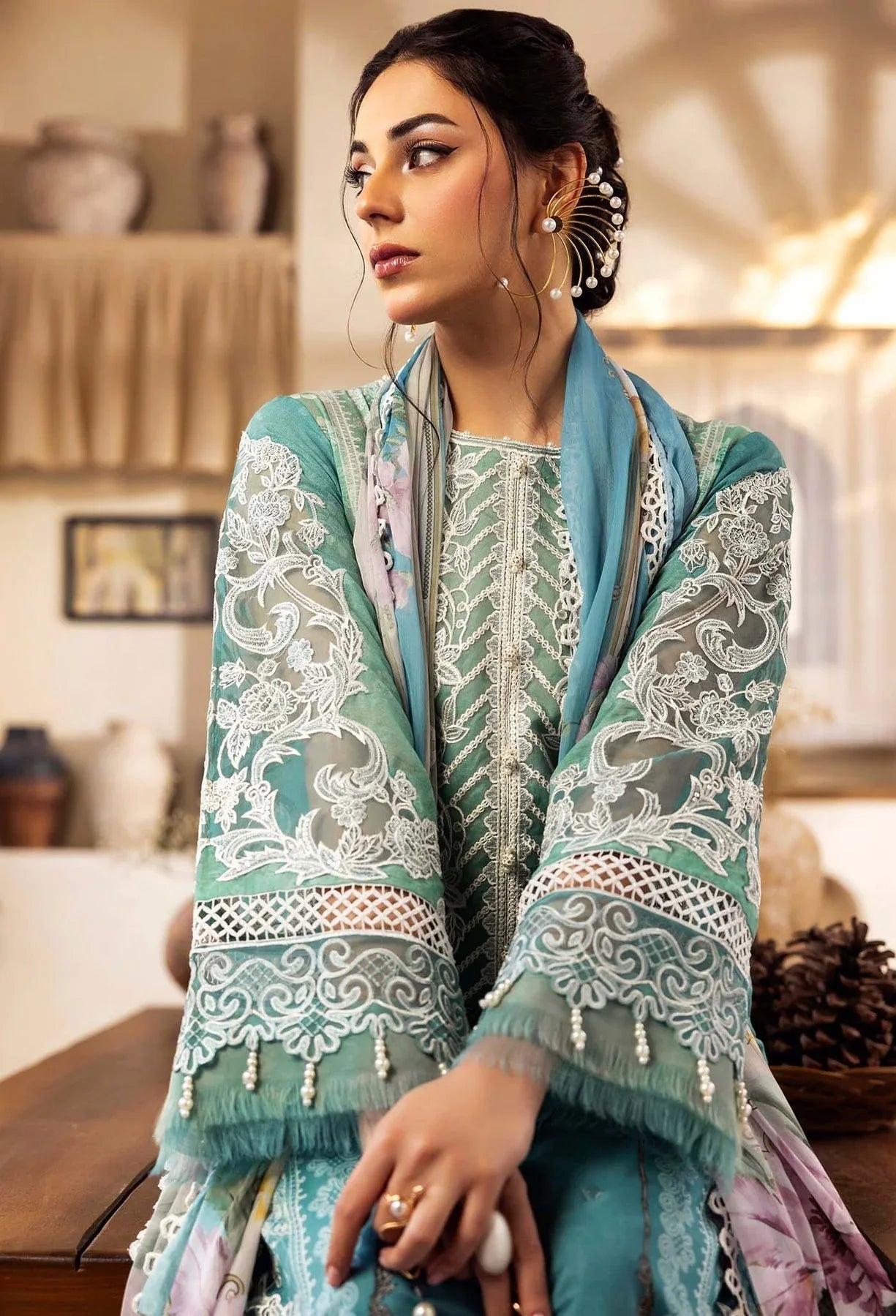 Adans Libas | Chantelle Print Lawn | CHANTELLE 99954 - Rang-e-Khaas