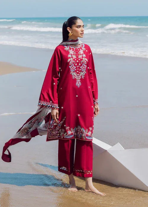 Sadaf Fawad Khan | Siraa Lawn 25 | Floral Paisley - Rang-e-Khaas