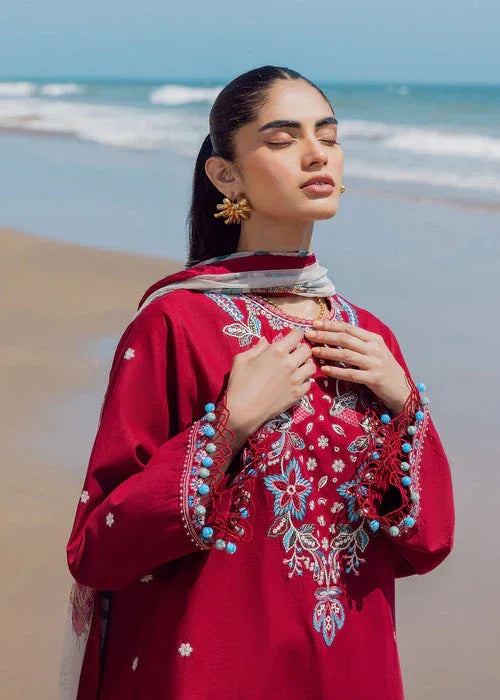 Sadaf Fawad Khan | Siraa Lawn 25 | Floral Paisley - Rang-e-Khaas