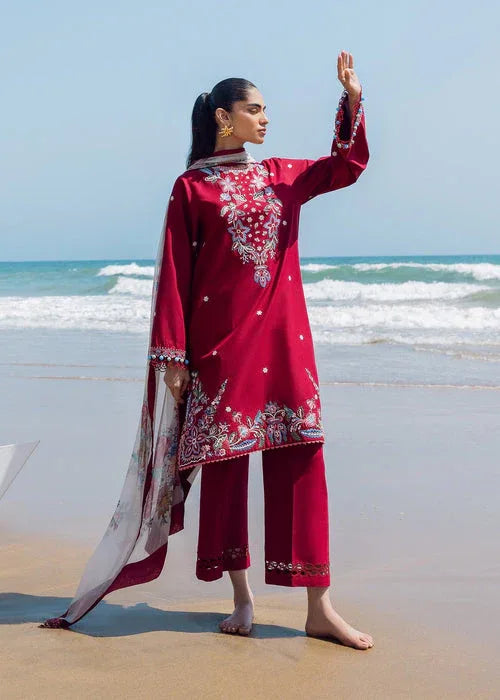 Sadaf Fawad Khan | Siraa Lawn 25 | Floral Paisley - Rang-e-Khaas
