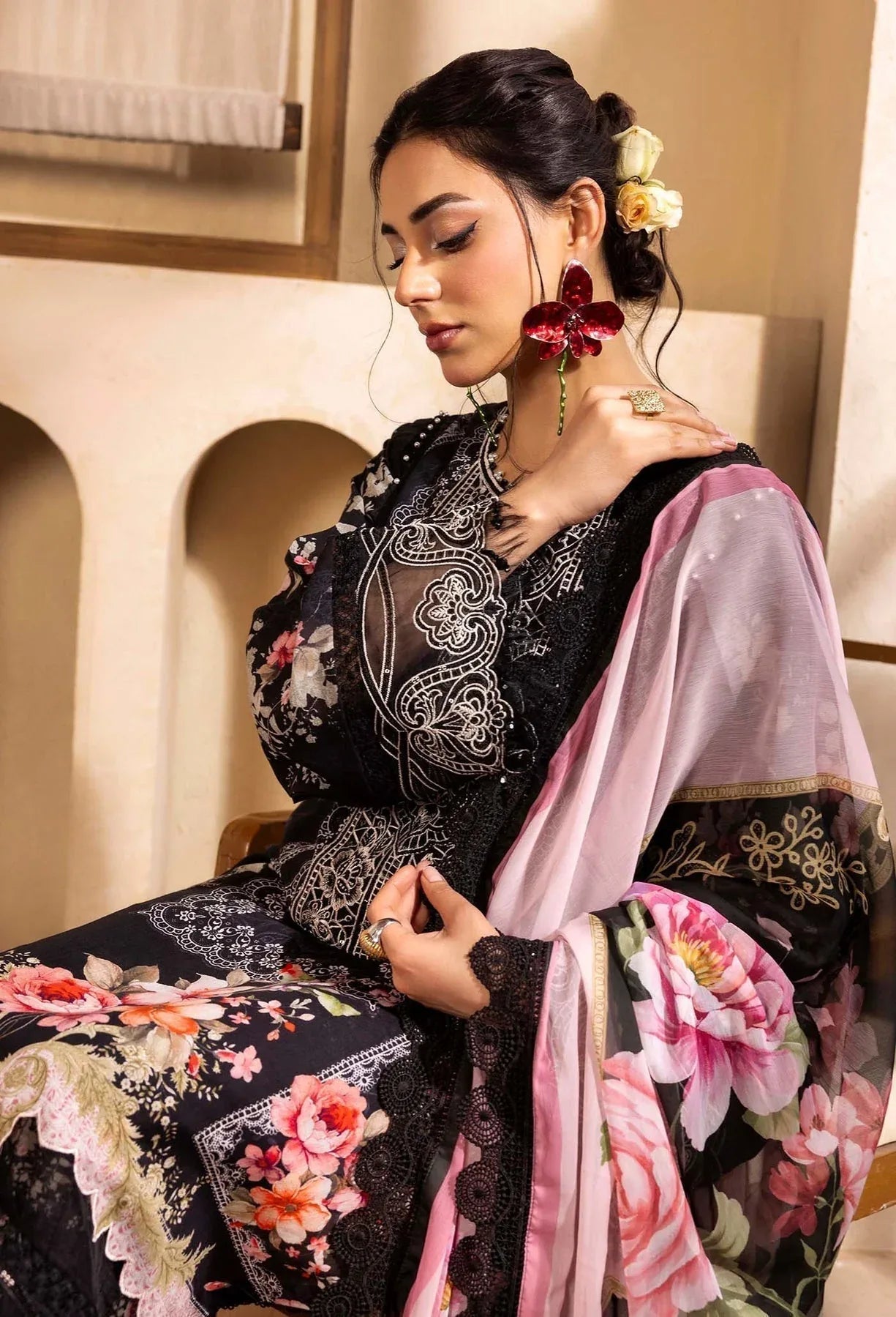 Adans Libas | Chantelle Print Lawn | CHANTELLE 99951 - Rang-e-Khaas