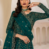 Iznik | Chinnon Chiffon | CC-47 Embroidered Chiffon