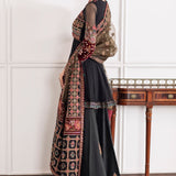 BAROQUE-EMBROIDERED CHIFFON CH09-04