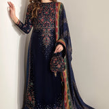 JAZMIN__Embroidered Velvet Formal VF-2005