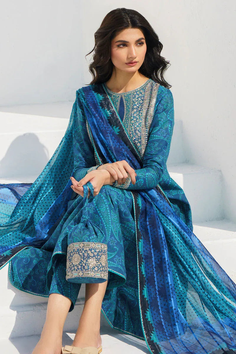 Jazmin | Summer Lawn 25 | USE-9017 - Rang-e-Khaas