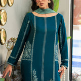 Fahad Hussayn | Lawn Banger | Midnight Teal