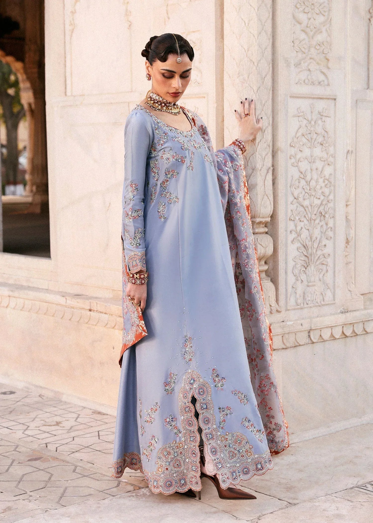 Hussain Rehar | Luxury Pret AW 25 | Periwina - Rang-e-Khaas