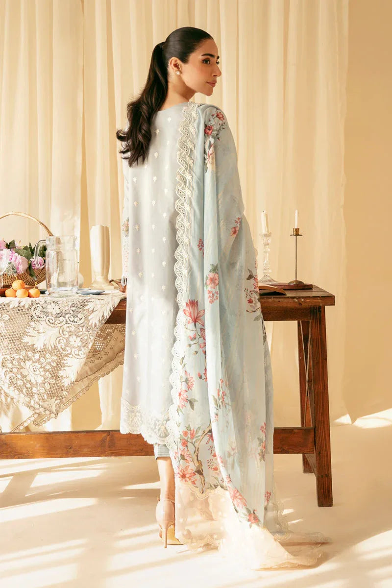 Qalamkar | Qlinekari Luxury Lawn | SQ-15 NEYLAN - Rang-e-Khaas