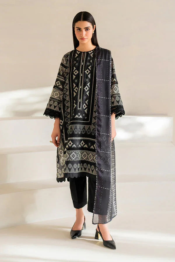 Baroque | Luxury Pret 24 | LAWN UF-672 - Rang-e-Khaas