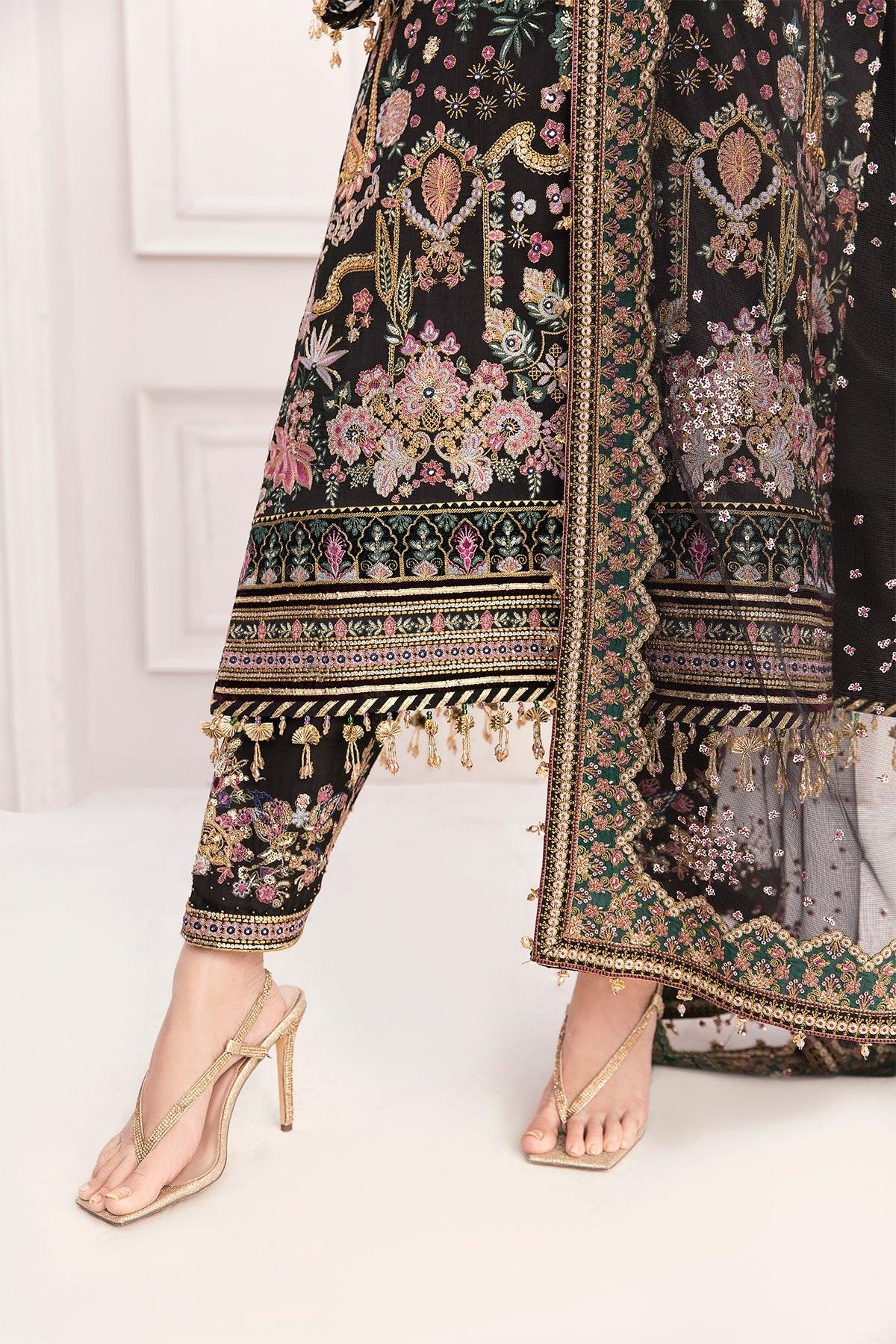 EMBROIDERED SILK CH11-04 STITCHED