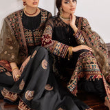 BAROQUE-EMBROIDERED CHIFFON CH09-04