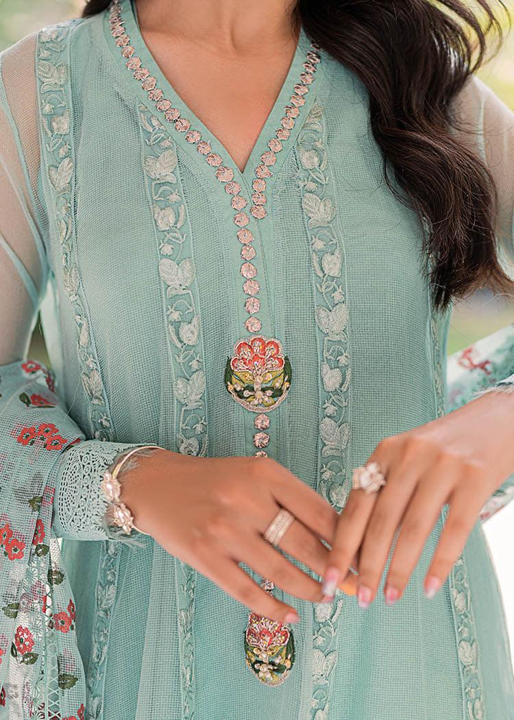 Saira Shakira | Luxury Pret | Tiffany Blue - Rang-e-Khaas
