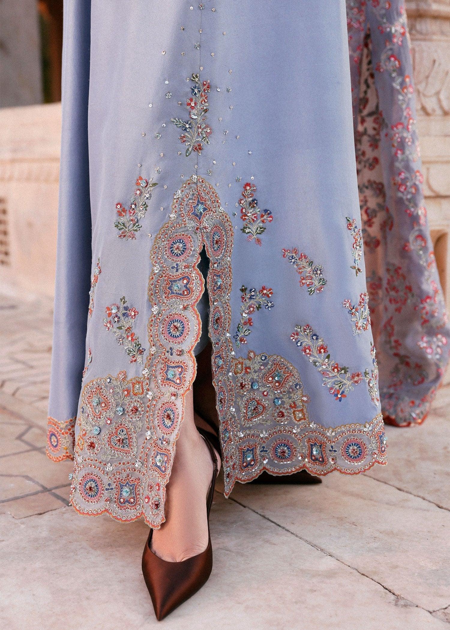 Hussain Rehar | Luxury Pret AW 25 | Periwina - Rang-e-Khaas