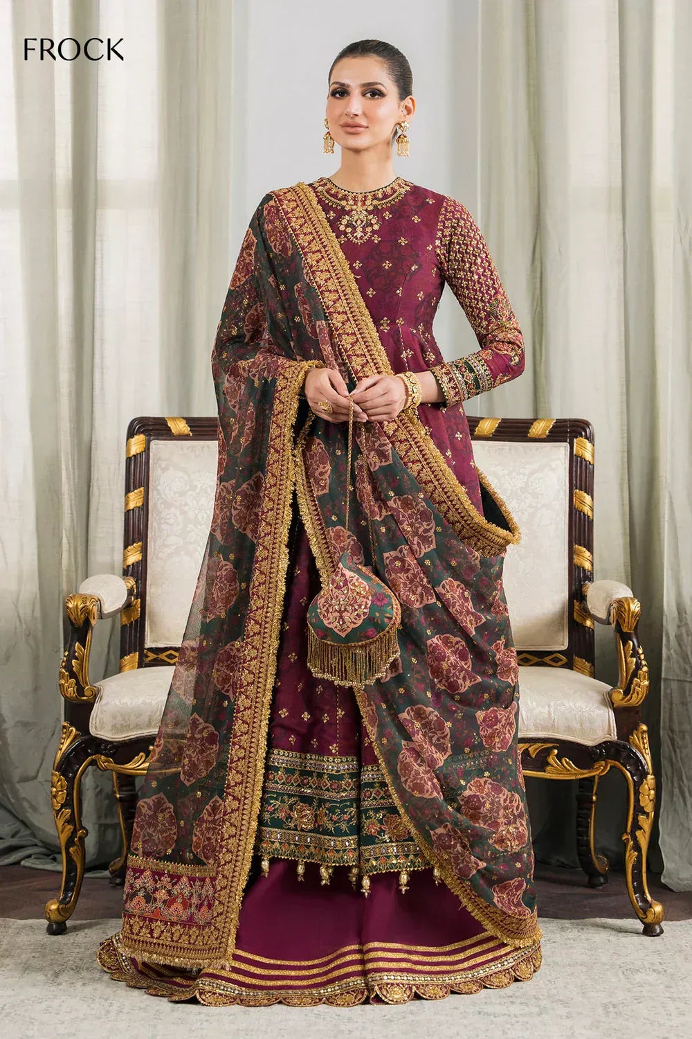 Baroque | Chantelle Embroidered Collection | CH12-03 - Rang-e-Khaas
