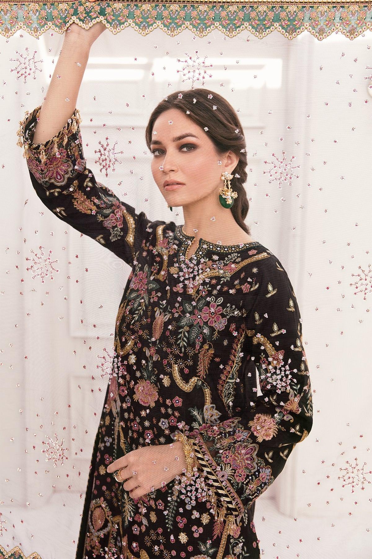 EMBROIDERED SILK CH11-04 STITCHED