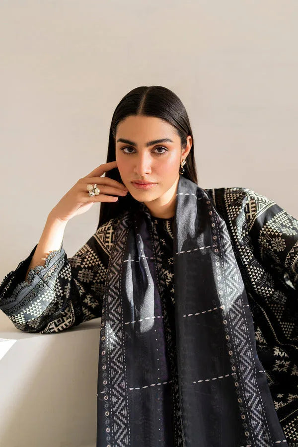 Baroque | Luxury Pret 24 | LAWN UF-672 - Rang-e-Khaas